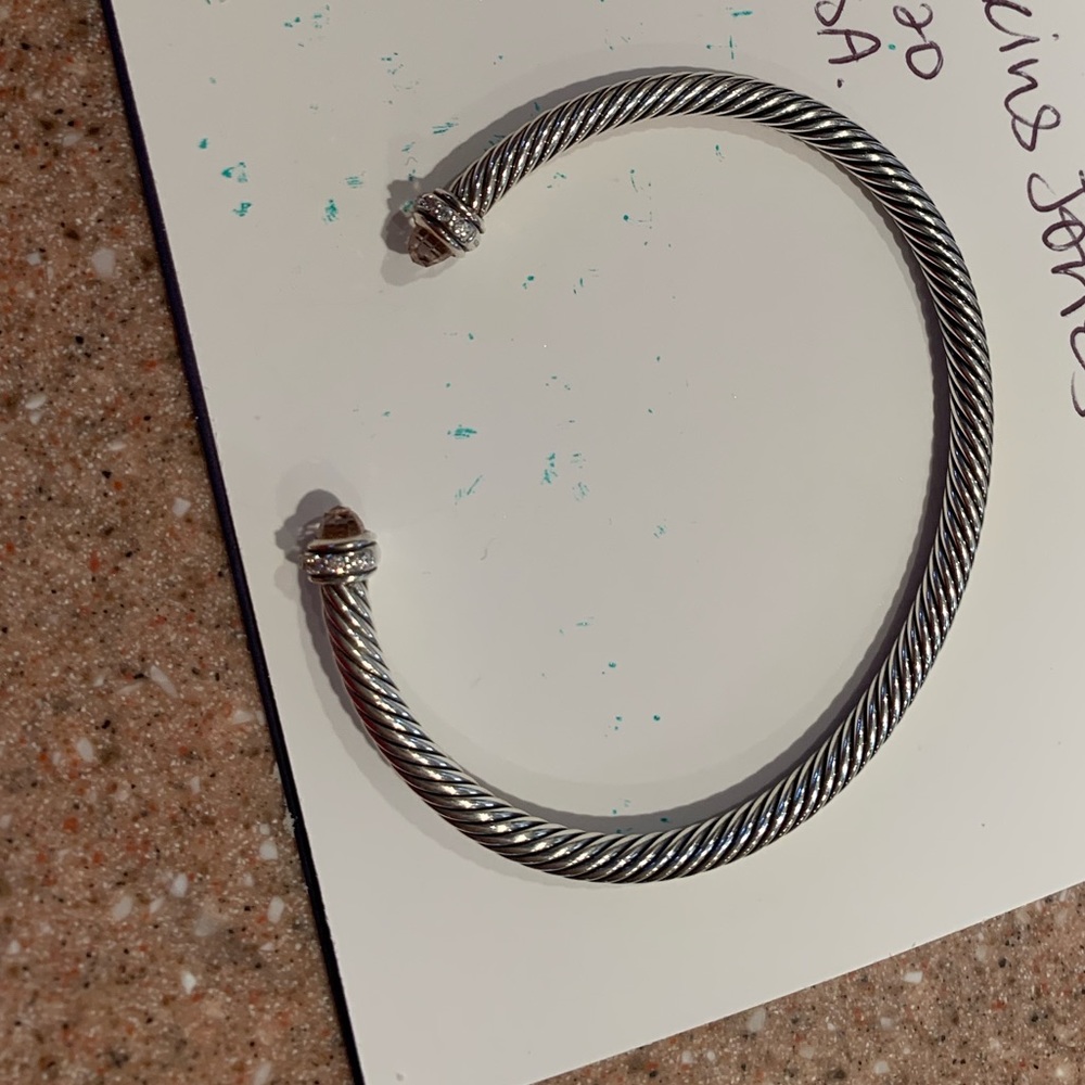 David yurman morganite and diamond cuff